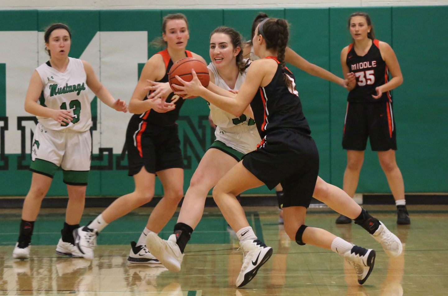 Mainland Middle girls CAL tournament